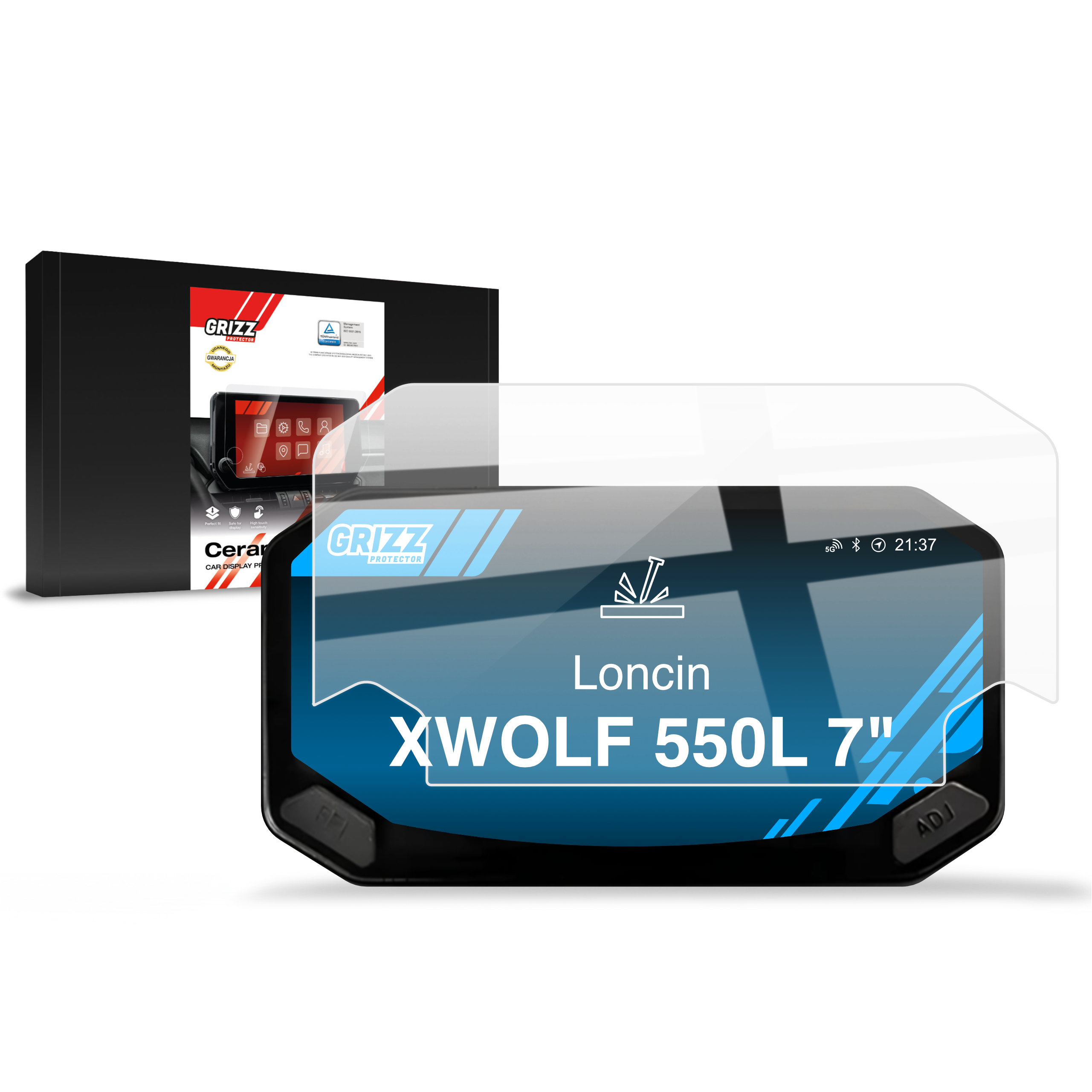 Folia ceramiczna Grizz Protector do Loncin XWOLF 550L 5