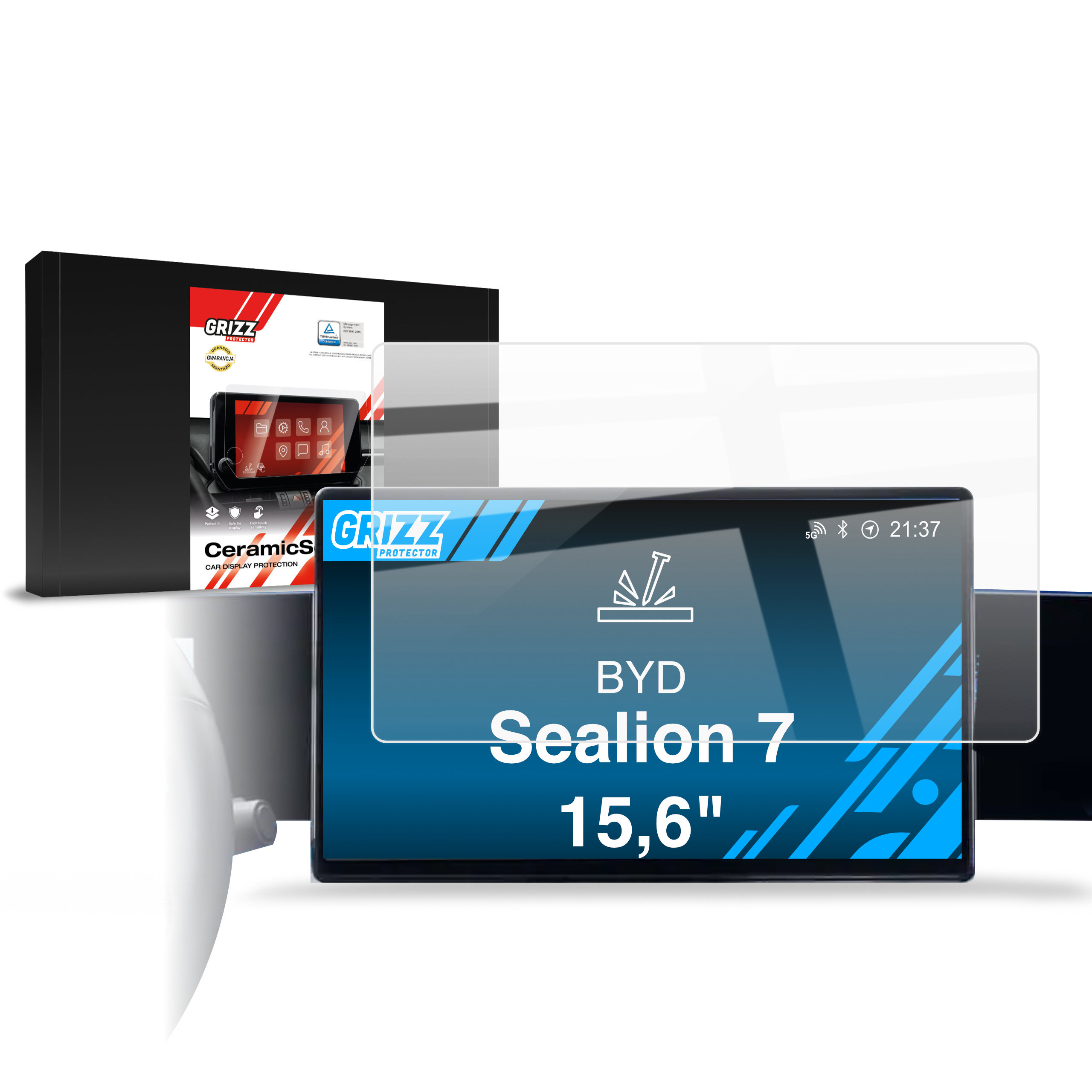 Folia ceramiczna Grizz Protector do BYD Sealion 7 15,6