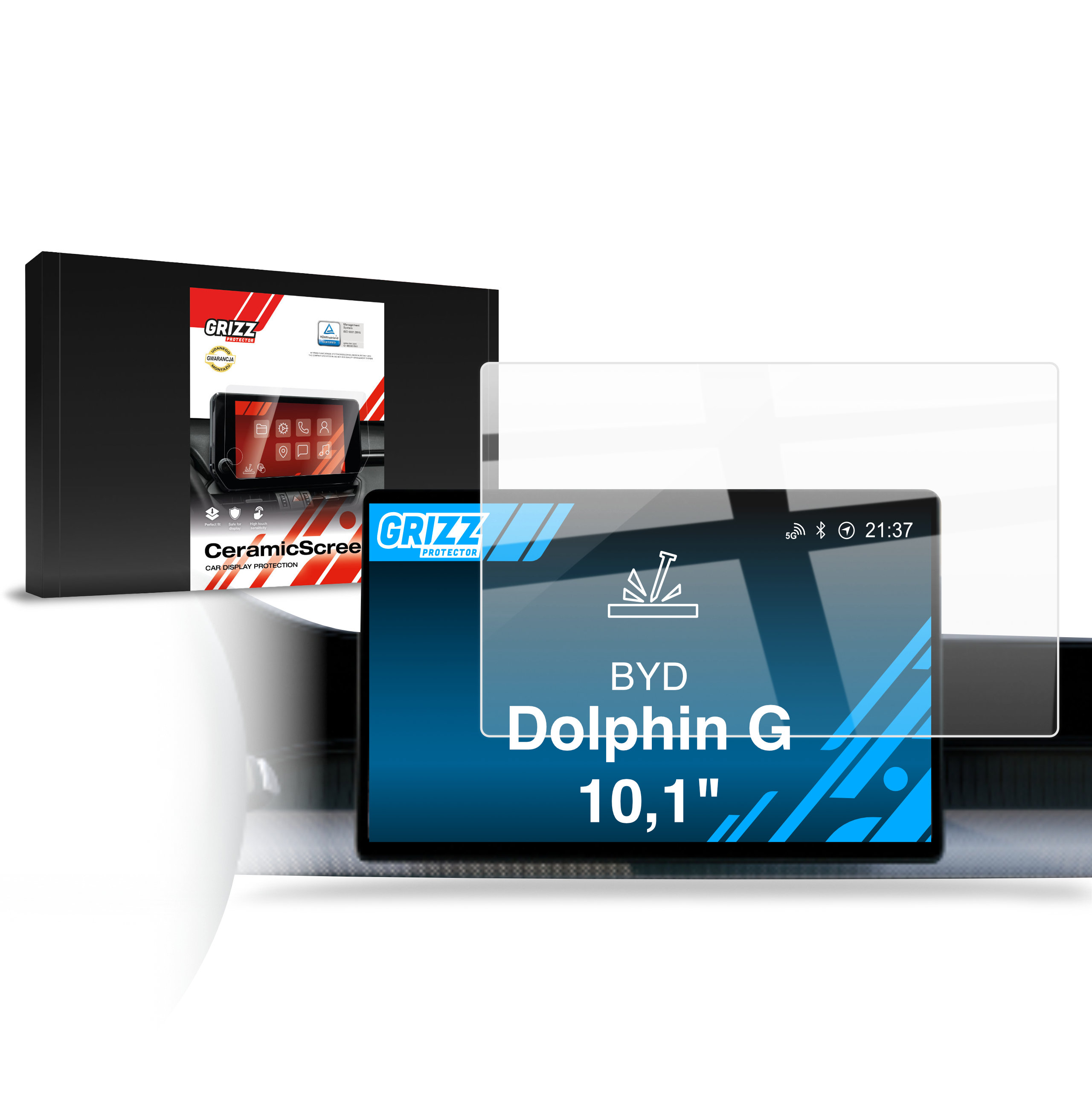 Folia ceramiczna Grizz Protector do BYD Dolphin G D-mi 10,1