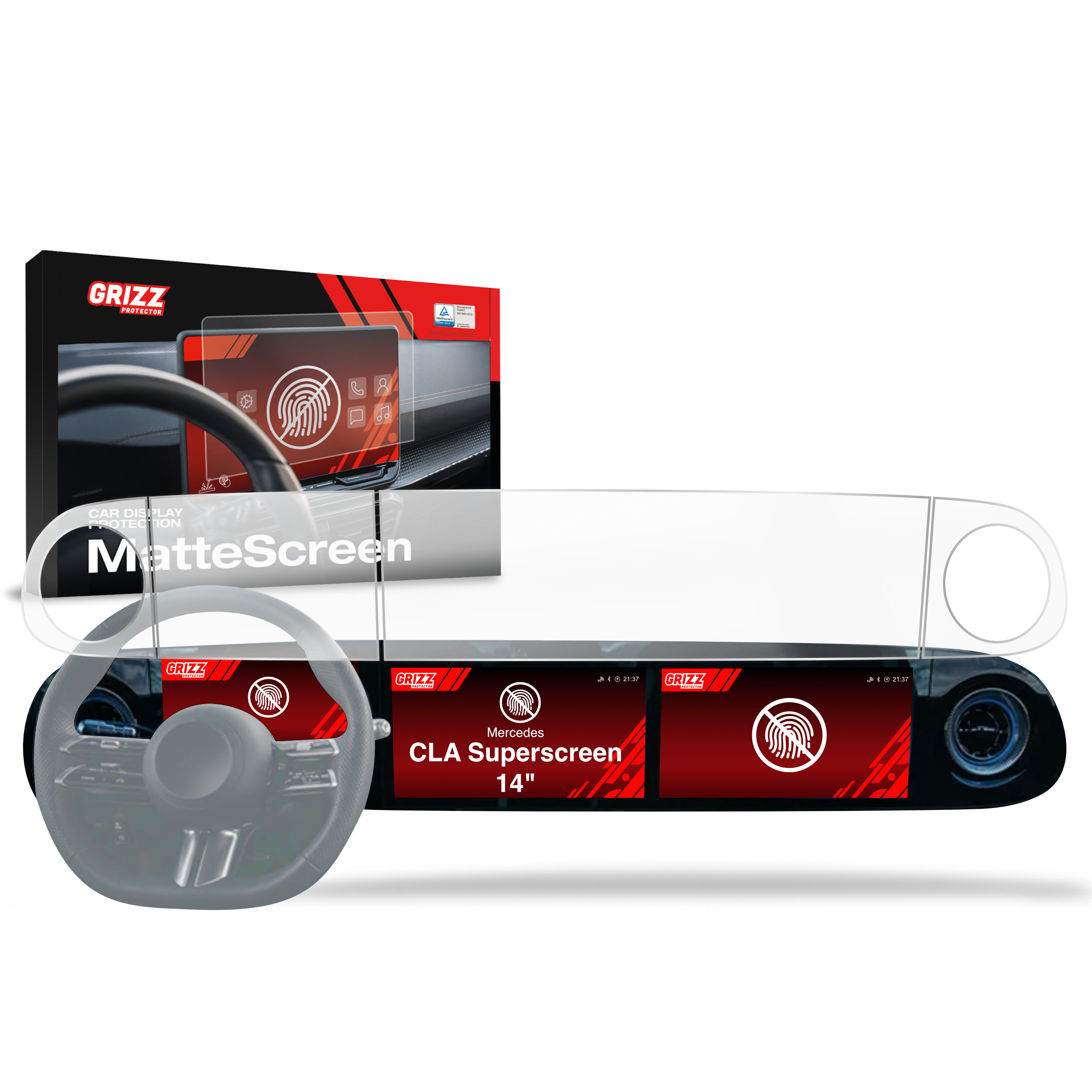 Folia matowa Grizz Protector do Mercedes CLA Superscreen (2026)