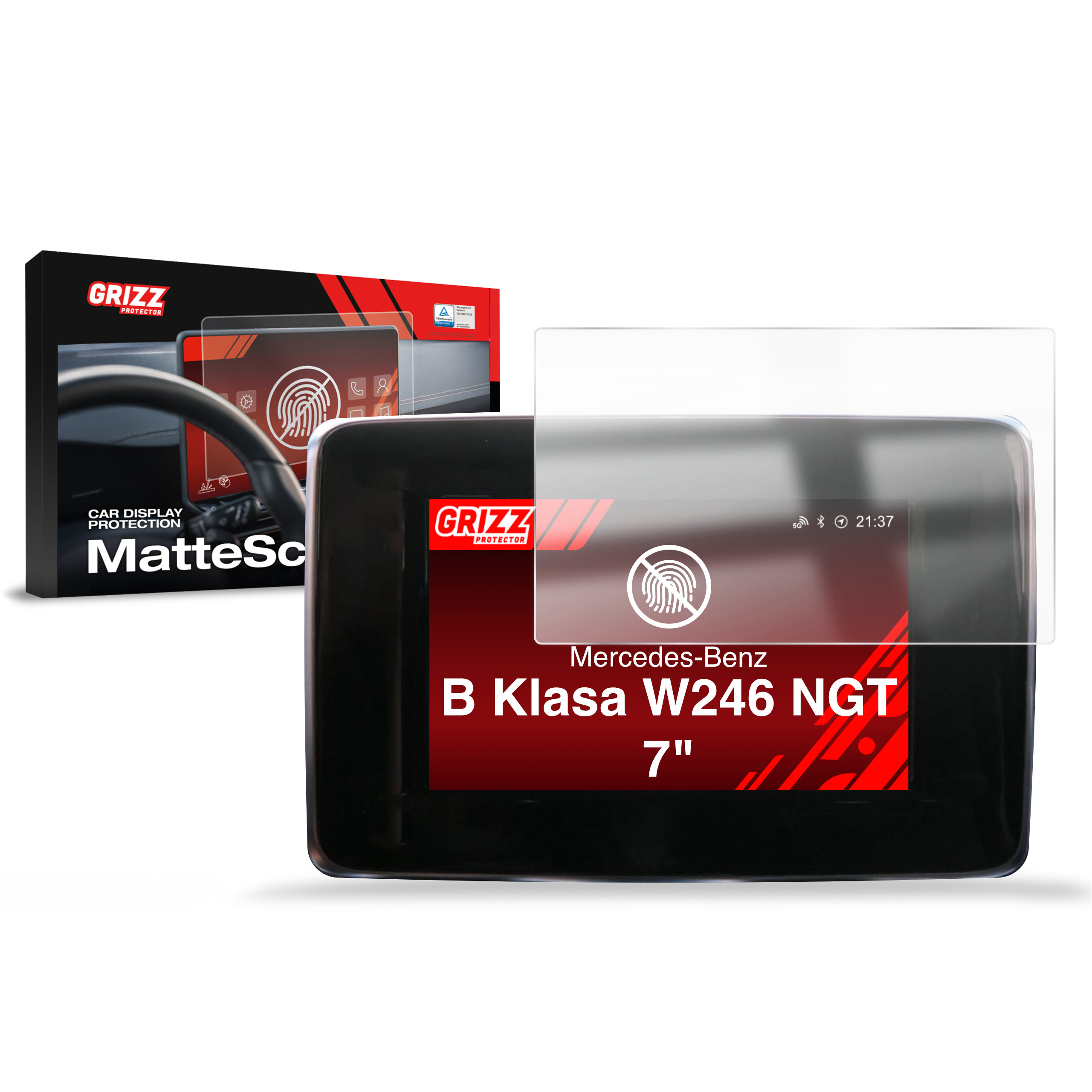 Folia matowa Grizz Protector do Mercedes B Klasa W246 7