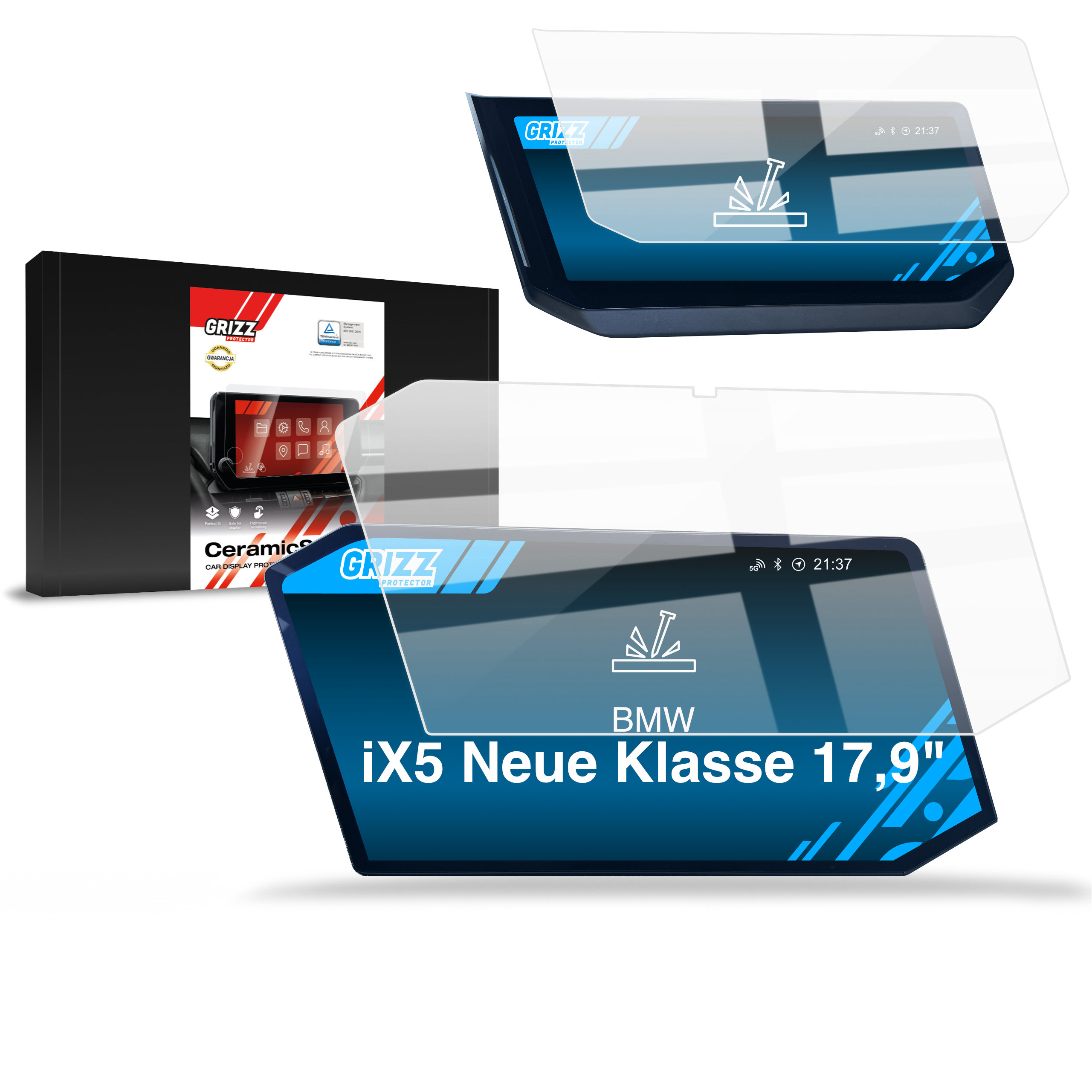 Folia ceramiczna Grizz Protector do BMW iX5 Neue Klasse 17,9