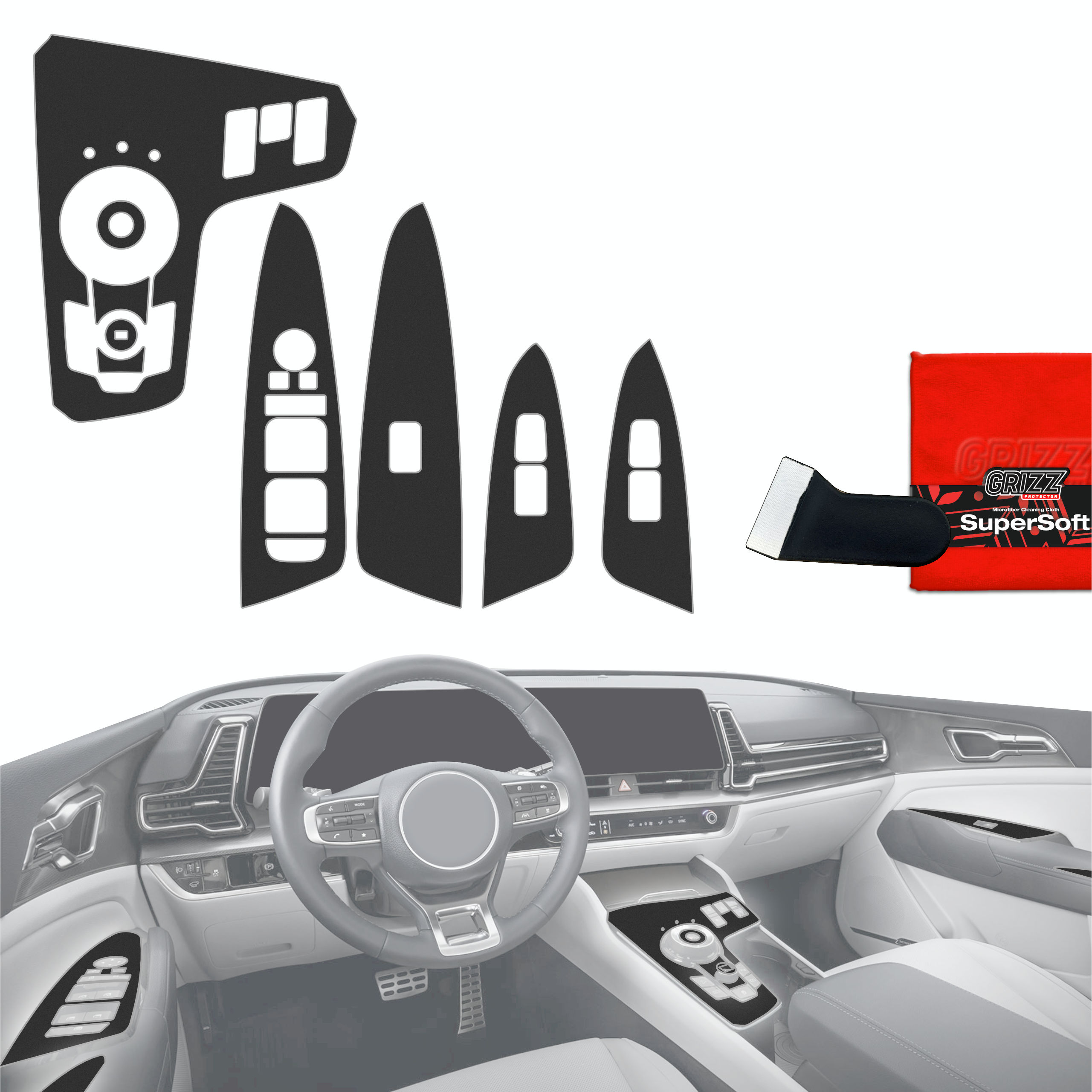 Folia matowa Grizz Protector do Kia Sportage 5 Podgrzewane siedzenia (2021-2024)